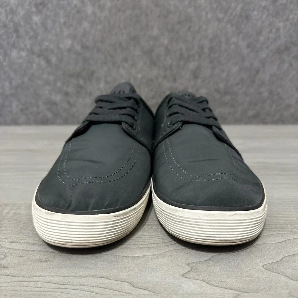 Polo Ralph Lauren Faxon‎ Low Sneakers Mens 12 Grey Perforated Nylon Shoes